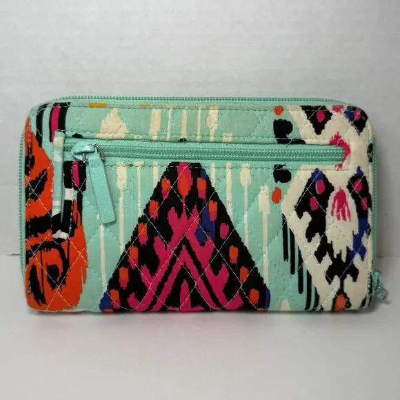 Vera Bradley Pueblo Aztec Print Turnlock Wallet - Picture 6 of 6